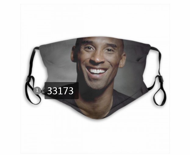 2021 NBA Los Angeles Lakers #24 kobe bryant 33173 Dust mask with filter->nba dust mask->Sports Accessory